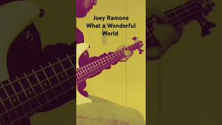 #joeyramone #whatawonderfulworld #punk #punkrock #franksinatra #punkcover #shorts #bass #ibanez