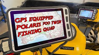 GPS Equipped Polaris 700 Twin Fishing Quad