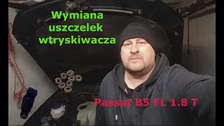 Wymiana uszczelnienia wtryskiwaczy. Passat B5 FL 1.8T