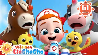 🐮 Lia và ChaCha giúp đỡ những động vật bị thương 🐷 LiaChaCha - Ca Nhạc Thiếu Nhi Việt Nam