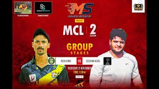 LIVE || MCL SEASON 2 || MATCH NO 15 || ASIA LIONS  V/S ZEESHAN ASSOCIATES || AR PRODUCTION