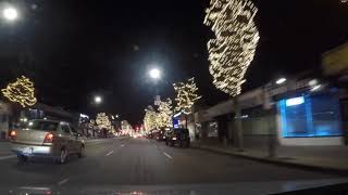 Christmas drive in Burnaby, December 2020, BC, Canada