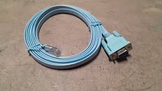 CONSOLE CABLE RJ45 MALE TO DB9 FEMALE 3.0METER