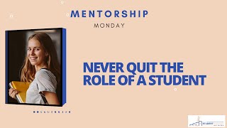 Mentorship Monday: Staying Under Construction