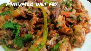 How to cook matumbo wet fry// Best matumbo recipe