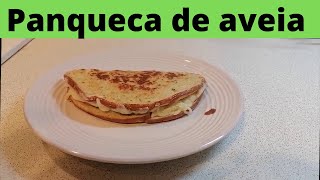 Panqueca de aveia doce e salgada