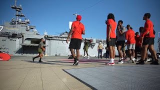 Hoops with the Troops: Military and Citizen Fun at San Francisco Fleet Week 2024!