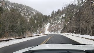 Phoenix to Flagstaff via Sedona, snowy roads and hungry dogs