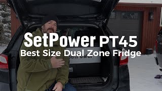 SetPower | PT45 Best Size Dual Zone Portable Fridge