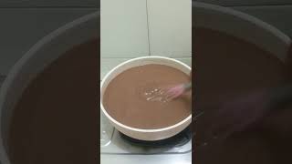 Bikin Pesenan Puding Coklat Fla Creamy #videoshort #pudingcoklat#puding