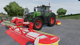 Best Gameplay Farming Simulator 23 Grass Cutting Harvesting Production