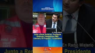 En Radio Misterio con René Gutiérrez, Presidente Sindicato Trabajadores PMU Libertad y El Progreso