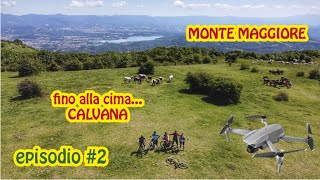 discesa dalla cima della CALVANA in MTB (col drone) - MONTE MAGGIORE (episodio 2/2)