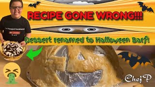 👻🎃 Halloween dessert recipe gone wrong 🤮🤢