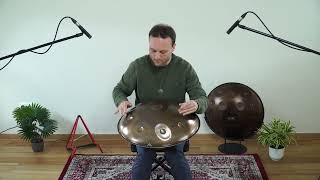 Svaraa Handpan | E Lalabye 11 | Stainless Steel | E/ (F#, G#) A B C# E F# G# A B