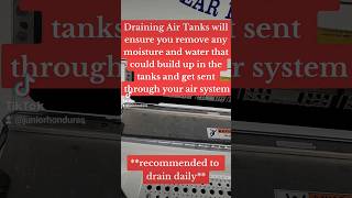 Draining Air Tanks on 2024 Freightliner Cascadia P4