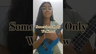 Somewhere Only we know on the uke #musiclessons #ukuleleteacher #beginnerukulele #keane