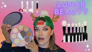 Lunar Beauty Outer Dimension Palette + brushes + lip gloss + liquid lipstick ❤️