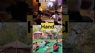 outdoor yoga classes, strong Hand, Shoulder and Breathing #viral