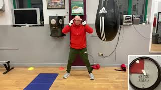 Boxing workout 23 minures long  ( Workout bank Intermediate )