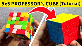 How to Solve a 5x5 PROFESSOR's CUBE | COMPLETE TUTORIAL