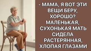 - Мама, я вот эти твои вещи беру, хорошо? Сухонькая мать кивнула, сидела растерянная, хлопая глазами