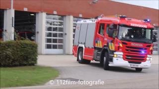 A1 Ambulance+Prio1 Brandweer Met Spoed Naar Meldingen In Genk (België)