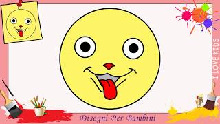 Come disegnare un emoji FACILE & KAWAII passo per passo per bambini 6