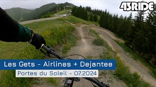 Les Gets bike park - Arilines + Dejantee trails - 07.2024