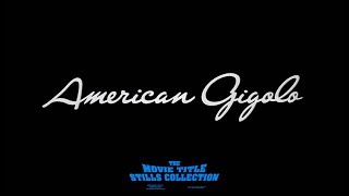 American Gigolo (1980) title sequence