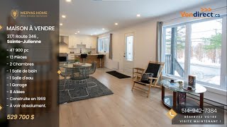 Maison à vendre ( 529 700 $ ) - Sainte-Julienne - Nancy Deschênes