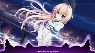 NightCore :- At My Worst (Lyrics)