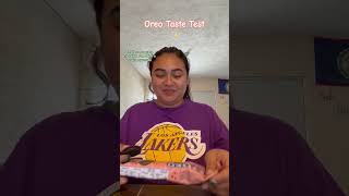 Pink Oreo Taste Test | Limited Mexican Edition pt 1 ✨ #food #oreo #shorts #food