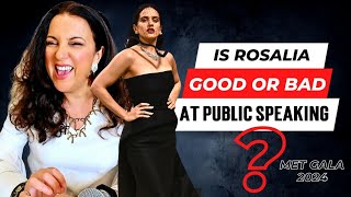 Is Rosalia Good or Bad at Public Speaking 🤯😲