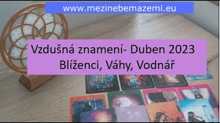 ♊♎♒VZDUŠNÁ ZNAMENÍ-  výklad karet, výklad tarotu