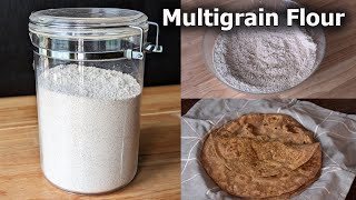 How to make MULTIGRAIN FLOUR at home | Multigrain flour recipe