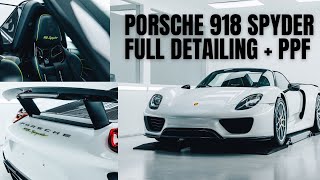 Porsche 918 Spyder | Full Detailing + PPF for this Hypercar by SR-Fahrzeugpflege