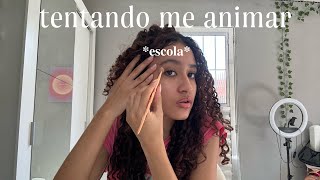 tentando me animar para escola *romantizando a escola*