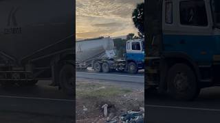 K Cement trucks driver on the Road #cementtruck #cementtanker #heavyvehicle #jcbvideo #trucking