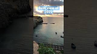 Best view of 2022 at Popeye Village, Malta 🇲🇹