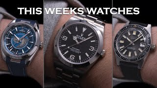 This Weeks Watches - Rolex Explorer 1, Omega AquaTerra GMT, Vintage Seiko "62MAS" &More [Episode 66]