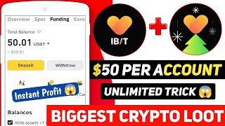 🤯 50$ Future Bonus Instant In IBIT 🔥 Instant Profit Withdraw 😍 Unlimited Trick