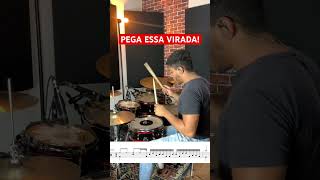 Pega essa virada! #batera #bateristas #musicos #gospelchops #viradas #drumcover #drummers #dicas