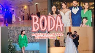 Fuimos a una BODA 🥳 / VLOG / somos 1000 suscriptores 🩷 /  Soy ali ✨️