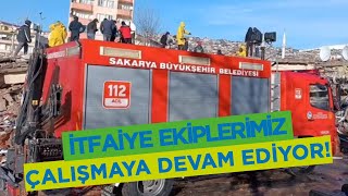 İtfaiye Ekiplerimiz Afet Bölgesinde Hizmet Ediyor! | Sakarya Büyükşehir Belediyesi