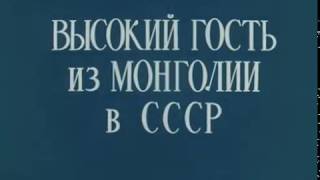 Высокий гость из Монголии. 1984