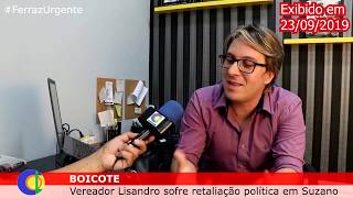 Entrevista ao Ferraz Urgente -retaliação política em Suzano