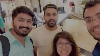 ROHIT SHARMA FUNNY MOMENTS met with Rohit Sharma in Dubai