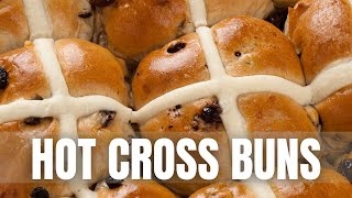 Cómo hacer PAN DE PASCUA - HOT CROSS BUNS