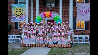 Chi Omega Bid Day ECU